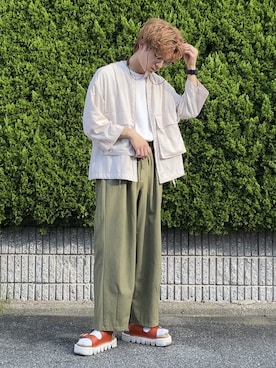 間井谷　勇生【大阪美容師】さん（メンズ・169cm）の夏コーディネート