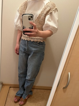 「ms+ ideal（エムズプラスアイディール）のアイテム」を使った、みぃまちゃん。さん（レディース・160cm）の春コーディネート