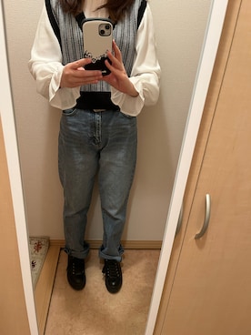 「ms+ ideal（エムズプラスアイディール）のアイテム」を使った、みぃまちゃん。さん（レディース・159cm）の春コーディネート