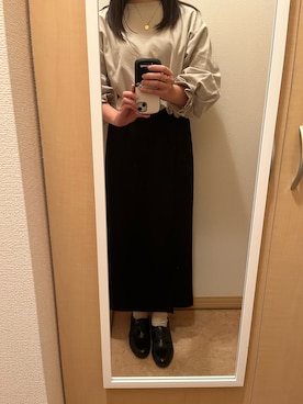 「シンフルコーデ」｜「アイテム（レインシューズ）」を使った、みぃまちゃん。さん（レディース・160cm）の秋コーディネート