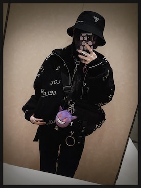 「Guess（ゲス）のアイテム（ジャケット/アウター）」を使った、REOUDONさん（レディース・148cm）の冬コーディネート