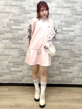 「アイテム（ワンピース/ドレス）」を使った、Neneさん（レディース・152cm・20代）の秋コーディネート