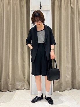 「Te chichi TERRASSE（テチチテラス）のアイテム（テーラードジャケット）」を使った、ｳ ｯ ﾃﾞｨさん（レディース・153cm）の春コーディネート