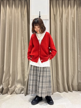 「Te chichi TERRASSE（テチチテラス）のアイテム（アクセサリー）」を使った、ｳ ｯ ﾃﾞｨさん（レディース・153cm）の秋コーディネート