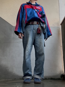 「アイテム（エコバッグ/サブバッグ、ブラック系）」を使った、myonさん（レディース・161cm）の春コーディネート