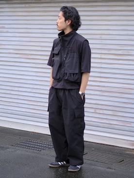 「stein（シュタイン）のアイテム」を使った、キーパーさん（メンズ・173cm）の夏コーディネート
