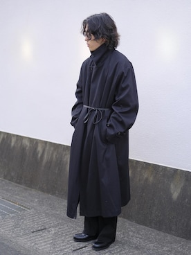 「stein（シュタイン）のアイテム」を使った、キーパーさん（メンズ・173cm）の冬コーディネート