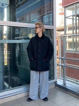 「アイテム（その他アウター）」を使った、HAYATEさん（メンズ・173cm）の秋コーディネート