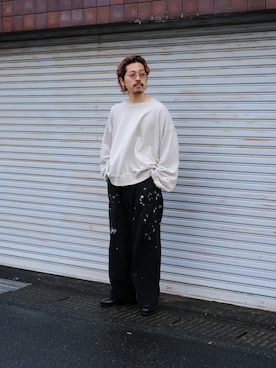 「stein（シュタイン）のアイテム」を使った、キーパーさん（メンズ・173cm）の春コーディネート