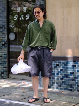 HAYATEさん（メンズ・173cm）の夏コーディネート