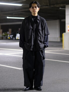 「stein（シュタイン）のアイテム」を使った、キーパーさん（メンズ・173cm）の秋コーディネート