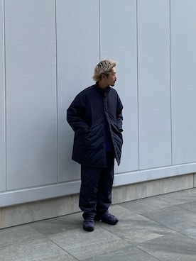 「アイテム（モッズコート）」を使った、HAYATEさん（メンズ・173cm）の冬コーディネート