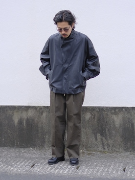 「NEAT（ニート）のアイテム」を使った、キーパーさん（メンズ・173cm）の冬コーディネート
