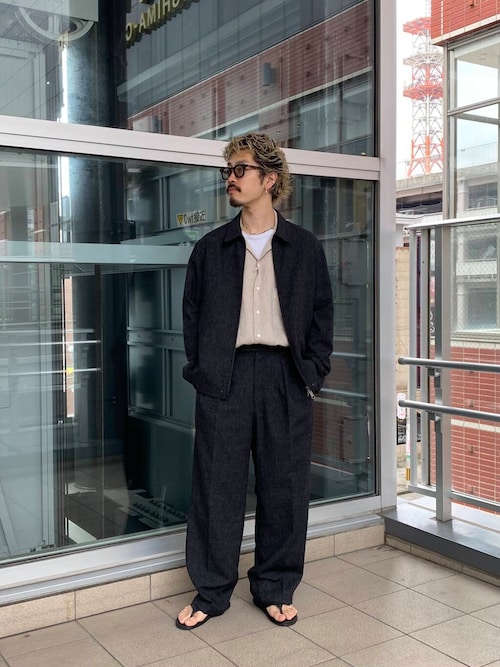 LINEN PIN HEAD SPORTS JACKET