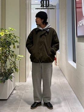 「私のいち推しブランド」｜HAYATEさん（メンズ・173cm）の秋コーディネート