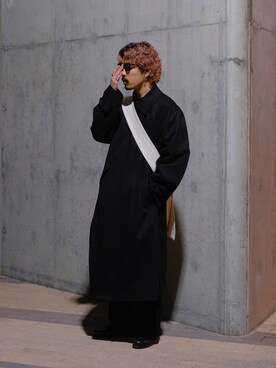 「stein（シュタイン）のアイテム」を使った、キーパーさん（メンズ・173cm）の春コーディネート