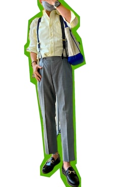 「albert thurston（アルバートサーストン）のアイテム」を使った、zizitownさん（メンズ・175cm）の春コーディネート