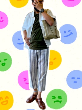 「JOURNAL STANDARD（ジャーナルスタンダード）のアイテム（ブルゾン）」を使った、zizitownさん（メンズ・175cm）の夏コーディネート