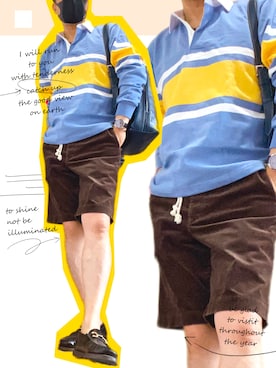 「Barbarian（バーバリアン）のアイテム」を使った、zizitownさん（メンズ・175cm）の夏コーディネート