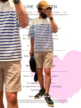 「PT01（ピーティーゼロウーノ）のアイテム」を使った、zizitownさん（メンズ・175cm）の夏コーディネート