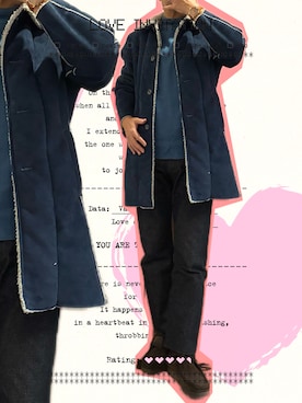 「アイテム（チェスターコート）」を使った、zizitownさん（メンズ・175cm）の冬コーディネート