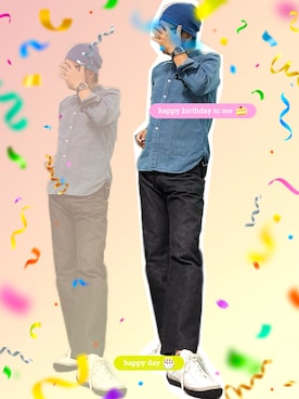 「ANATOMICA（アナトミカ）のアイテム（デニムパンツ）」を使った、zizitownさん（メンズ・175cm）の秋コーディネート