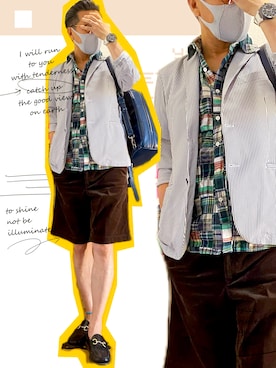 zizitownさん（メンズ・175cm）の夏コーディネート