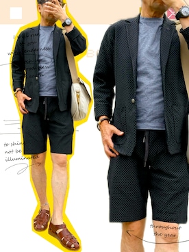 「アイテム（ジャケット/アウター）」を使った、zizitownさん（メンズ・175cm）の夏コーディネート