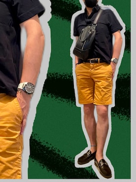 「GUY ROVER（ギローバー）のアイテム」を使った、zizitownさん（メンズ・175cm）の夏コーディネート