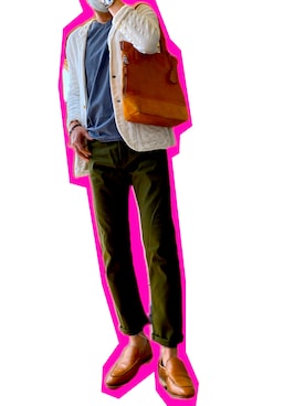 「LARDINI（ラルディーニ）のアイテム（テーラードジャケット）」を使った、zizitownさん（メンズ・175cm）の春コーディネート