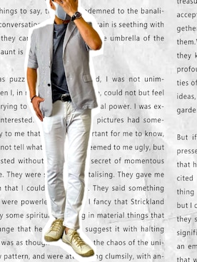 「BEAMS（ビームス）のアイテム（ベルト）」を使った、zizitownさん（メンズ・175cm）の秋コーディネート