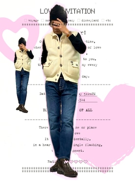 「JACOB COHEN（ヤコブコーエン）のアイテム」を使った、zizitownさん（メンズ・175cm）の冬コーディネート