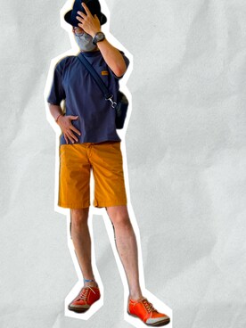 「Barbati（バルバッティ）のアイテム」を使った、zizitownさん（メンズ・175cm）の夏コーディネート