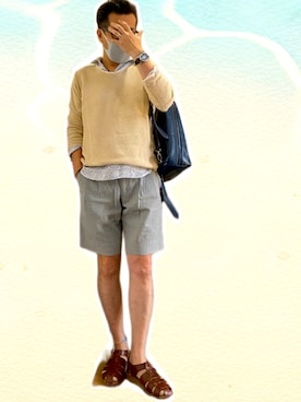 「Paul Smith（ポールスミス）のアイテム」を使った、zizitownさん（メンズ・175cm）の夏コーディネート