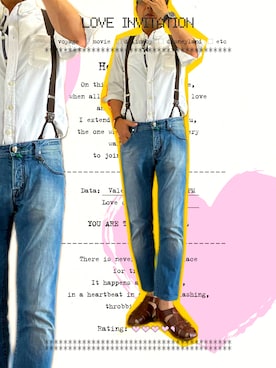 「Paraboot（パラブーツ）のアイテム」を使った、zizitownさん（メンズ・175cm）の夏コーディネート