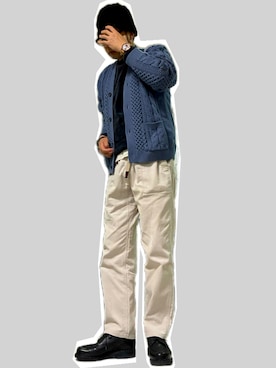 「MONKEY TIME（モンキータイム）のアイテム」を使った、zizitownさん（メンズ・175cm）の春コーディネート