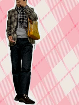 「アイテム（テーラードジャケット）」を使った、zizitownさん（メンズ・175cm）の秋コーディネート