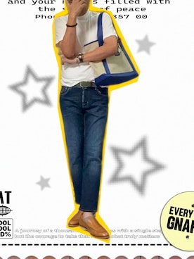 「Paul Stuart（ポールスチュアート）のアイテム」を使った、zizitownさん（メンズ・175cm）の夏コーディネート