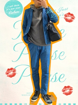 「BALR.（ボーラー）のアイテム」を使った、zizitownさん（メンズ・175cm）の秋コーディネート