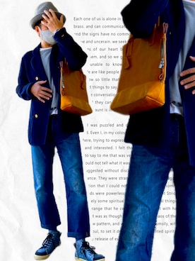 「OVERRIDE（オーバーライド）のOVERRIDE BOILED WOOL BASIC FEDORA（ハット）」を使った、zizitownさん（メンズ・175cm）の春コーディネート