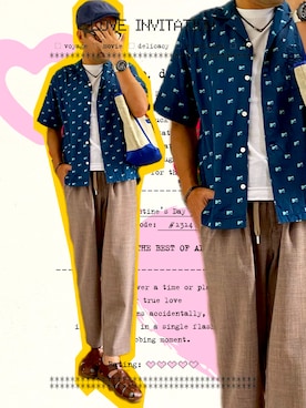 「Paraboot（パラブーツ）のアイテム（サンダル）」を使った、zizitownさん（メンズ・175cm）の夏コーディネート