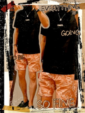 「BALR.（ボーラー）のアイテム」を使った、zizitownさん（メンズ・175cm）の夏コーディネート