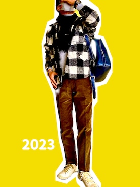 「バッファローチェック」｜zizitownさん（メンズ・175cm）の冬コーディネート