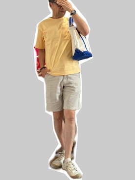「L.L.Bean（エルエルビーン）のアイテム（バッグ）」を使った、zizitownさん（メンズ・175cm）の夏コーディネート