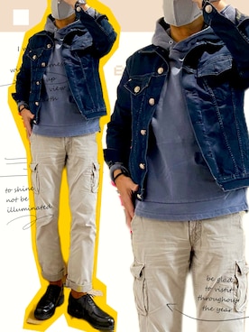 「JACOB COHEN（ヤコブコーエン）のヤコブ コーエン JACOB COHEN / デニムジャケット（デニムジャケット）」を使った、zizitownさん（メンズ・175cm）の春コーディネート