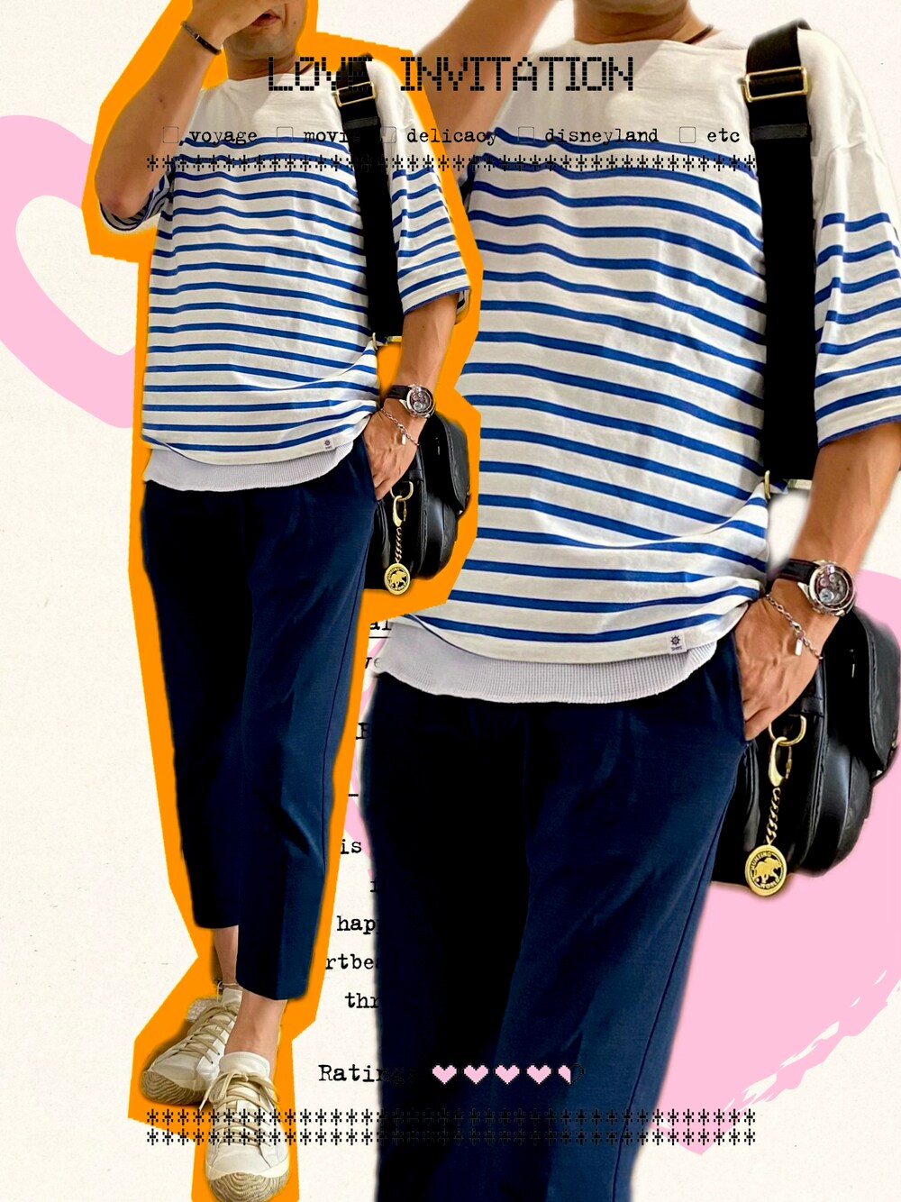 「アツいコーデ全部見せ、夏コーデ、休日コーデ、シンプルスタイル、おしゃれさんと繋がりたい、ボーダー」｜「SHIPSのSHIPS:〈手洗い可能〉セーターマシーン ボートネック Tシャツ（Tシャツ/カットソー、ブルー系）」を使った、zizitownさん（メンズ・175cm）の夏コーディネートの1枚目の写真