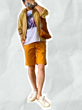 「JOURNAL STANDARD relume（ジャーナルスタンダード　レリューム）のアイテム（ブルゾン）」を使った、zizitownさん（メンズ・175cm）の夏コーディネート
