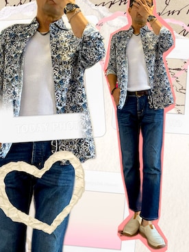 「BARNEYS NEWYORK（バーニーズニューヨーク）のアイテム（シャツ/ブラウス、その他）」を使った、zizitownさん（メンズ・175cm）の秋コーディネート