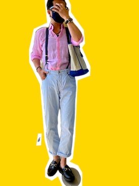 「albert thurston（アルバートサーストン）のアイテム」を使った、zizitownさん（メンズ・175cm）の春コーディネート