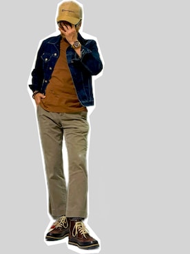 「SHIPS（シップス）のアイテム」を使った、zizitownさん（メンズ・175cm）の春コーディネート